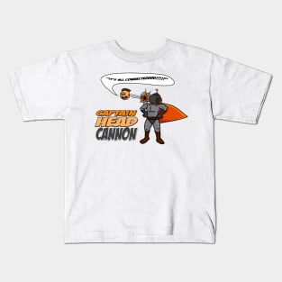 Captain Head Cannon Kids T-Shirt